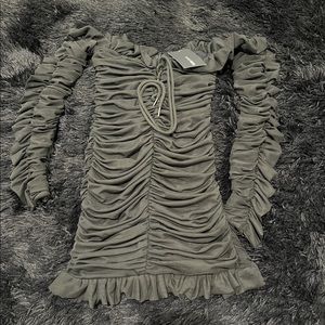 Fashionnova off the shoulder long sleeve dress